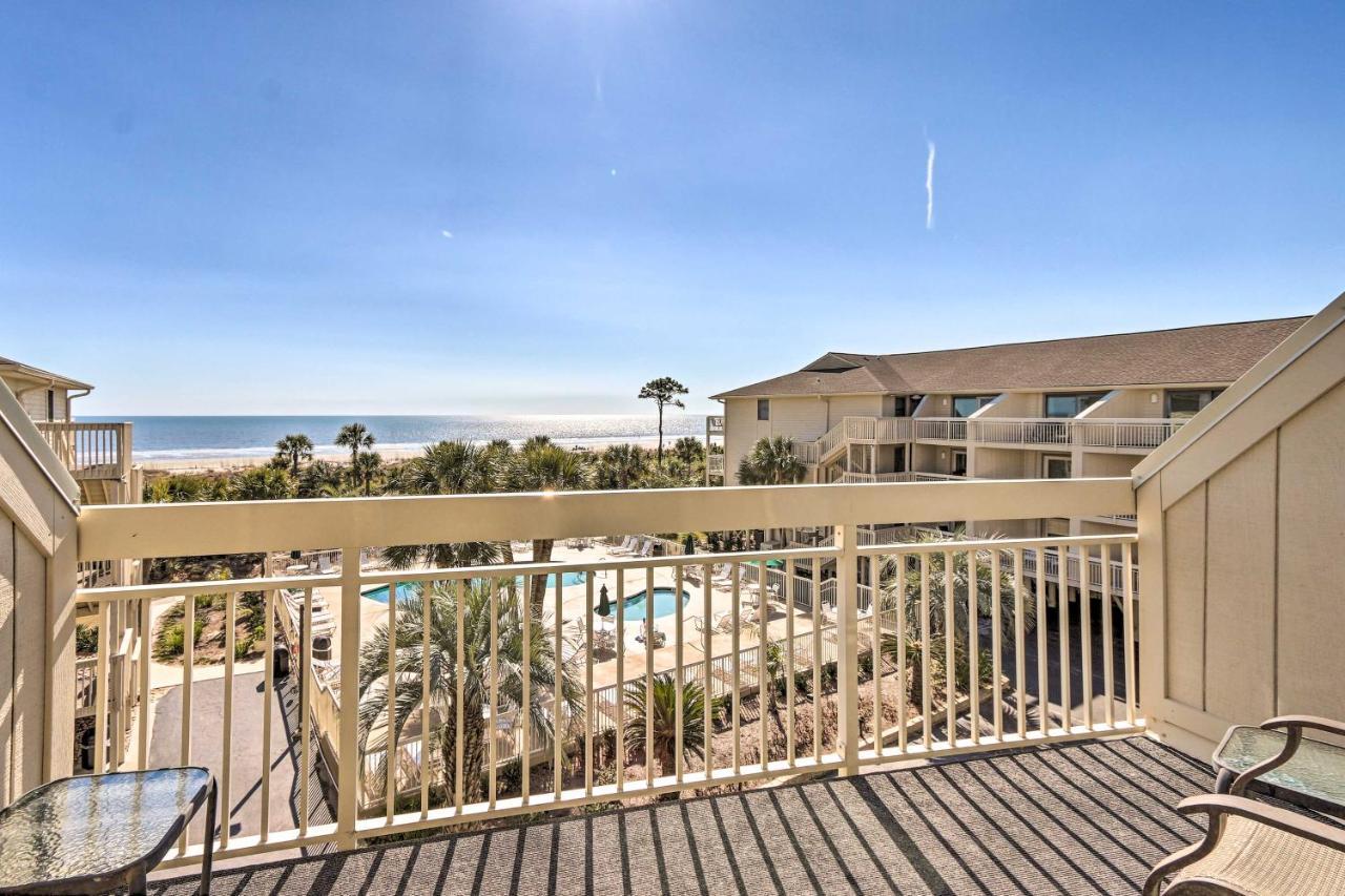 Beachfront Condo With Pool Access In Hilton Head! Hilton Head Island Exterior foto